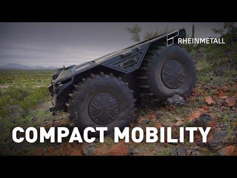 Rheinmetall Mission Master CXT – a compact and highly mobile UGV