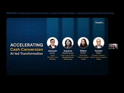 Webinar | Accelerating Cash Conversion | AI-led Transformation | Cogentiq Invoice to Cash by Fractal