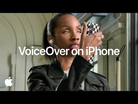 Accessibility: VoiceOver powered by Apple Intelligence