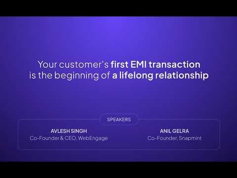 EngageMint CX:  Your customer's first EMI transaction is the beginning of a lifelong relationship
