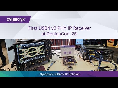 Outstanding Receiver Performance with the First USB4 v2 PHY IP at DesignCon '25 | Synopsys