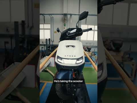 This machine dances with our scooters!