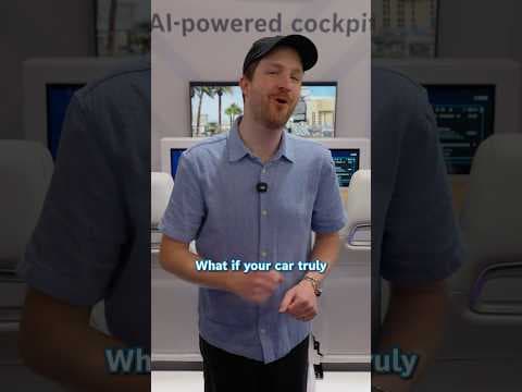 Watch as @snazzy gets to experience Bosch’s AI-powered cockpit at #CES2026 first-hand!