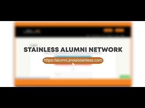Alumni Portal | Jindal Stainless