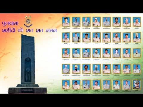 TRIBUTE TO MARTYRS OF PULWAMA ATTACK