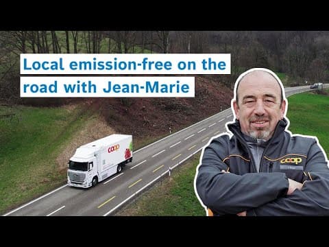 In the fast lane to sustainability: How truck driver Jean-Marie is shaping the future with hydrogen
