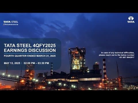 Tata Steel | 4QFY25 Financial Result Earnings Call