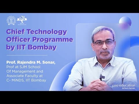 Become a Future-Ready CTO with IIT Bombay’s Chief Technology Officer Programme