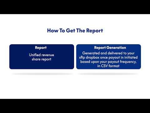 Revenue share Reconciliation using Revenue share report