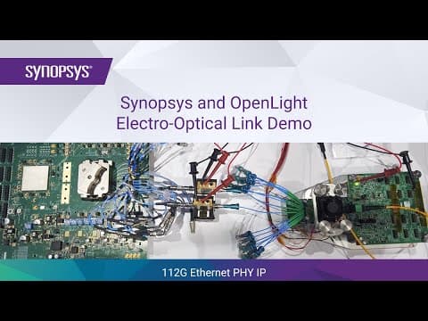 Synopsys and OpenLight Electro-Optical Link Demo  | Synopsys