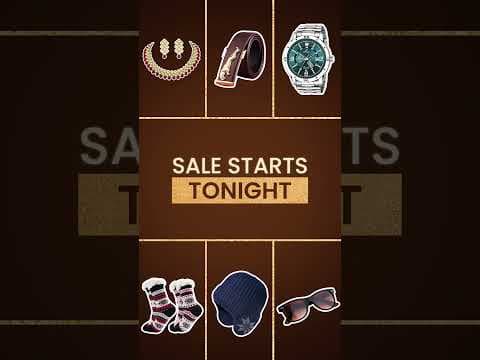 Sale going live tonight!