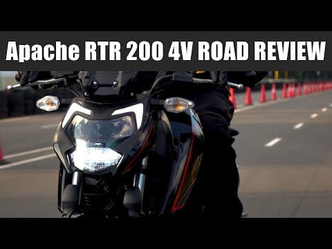 BS6 TVS Apache RTR 200 4V road review; Street King