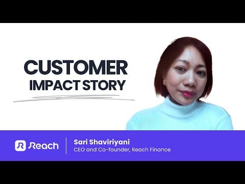 Customer Impact Story: Reach Finance