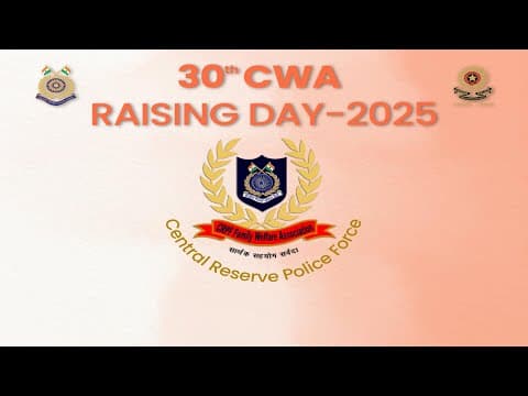 CWA RAISING DAY , CRPF 2025