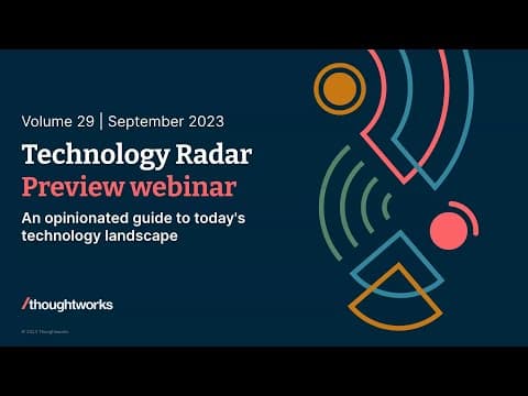 Technology Radar Volume 29 - Western preview