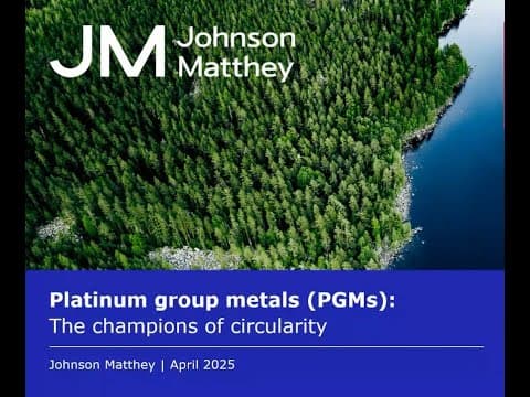 Platinum group metals (PGMs): The champions of circularity