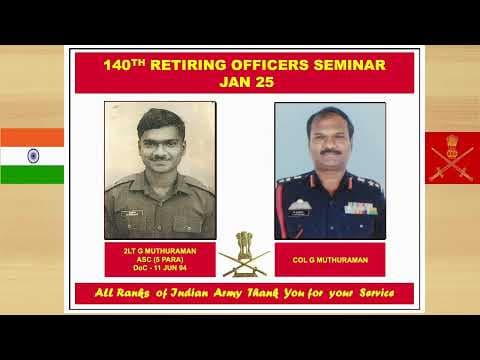 Retiring Officers, January 2025