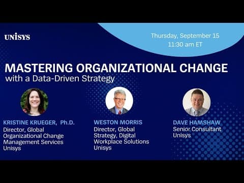 Mastering Organizational Change with a Data-Driven Strategy