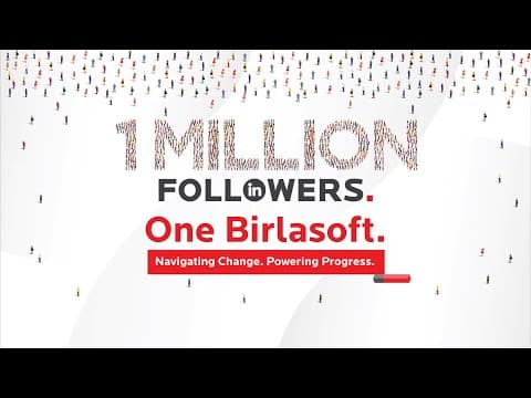 Birlasoft is 1 Million Strong on LinkedIn!