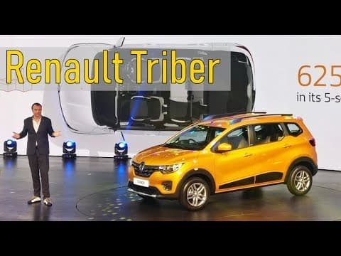 Renault Triber unveiled  -  features, expected price and launch details