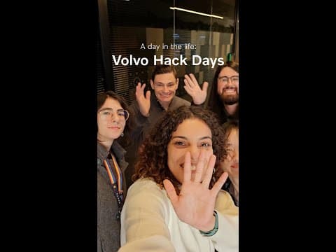 A day in the life at Hack Days by Volvo Group