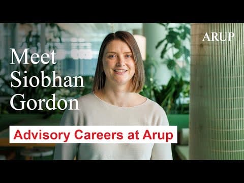 Advisory careers at Arup in the Asia Pacific: meet Siobhan Gordon