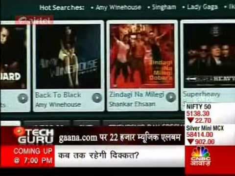 Times Internet Limited,11th August 2011 - Tech Guru - CNBC Awaaz - gaana.com