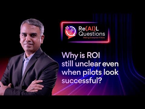 Re(AI)L Questions: Making Enterprise AI Work feat. Jaideep Vijay Dhok