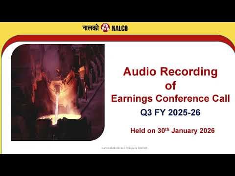 Audio Recording I Earnings Call for Q3 of FY 2025-26 | NALCO