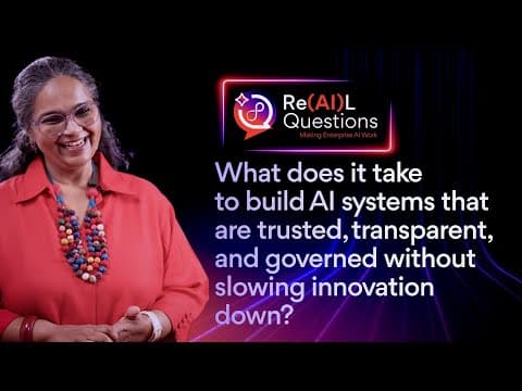 Re(AI)L Questions: Making Enterprise AI Work feat. Shivangi Nadkarni