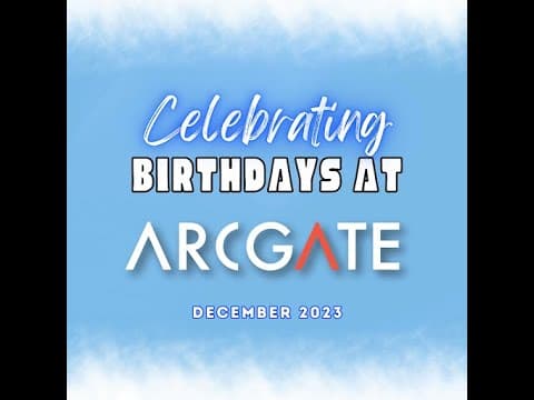 Hoping your birthday brings you many happy reasons to celebrate! #Arcgatians