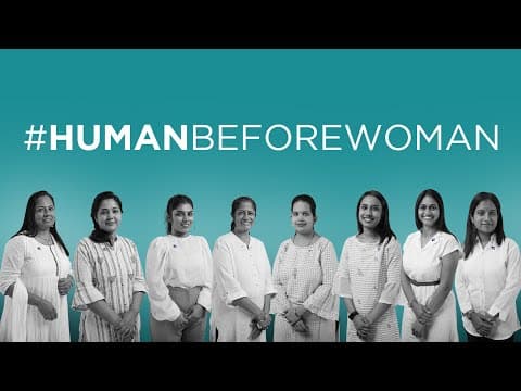 International Women's Day - #HumanBeforeWomen