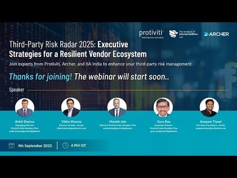 Third-Party Risk Radar 2025 – Executive Strategies for a Resilient Vendor Ecosystem
