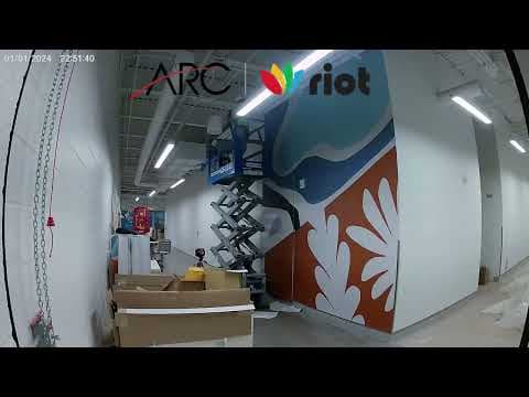 Behind the Scenes: Mural Installation at the Lake Oswego Aquatics Center - Portland, Oregon
