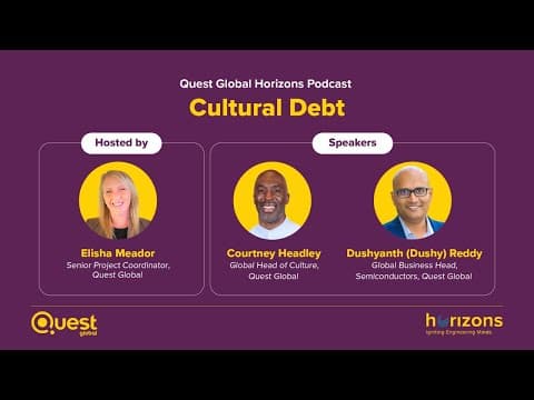 Quest Global Horizons LIVE - Cultural Debt - How it impacts organizations