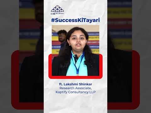 IIM M Student Success Story ft. Lakshmi Shinkar