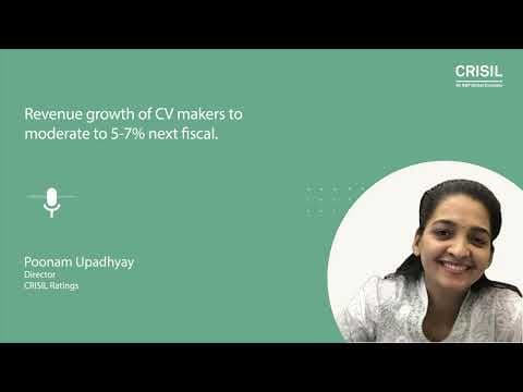 Revenue growth of CV makers to moderate to 5-7% next fiscal