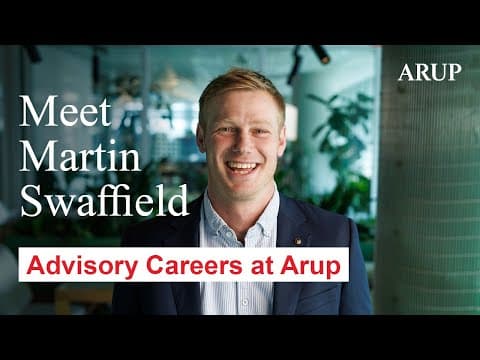Advisory careers at Arup in the Asia Pacific: meet Martin Swaffield