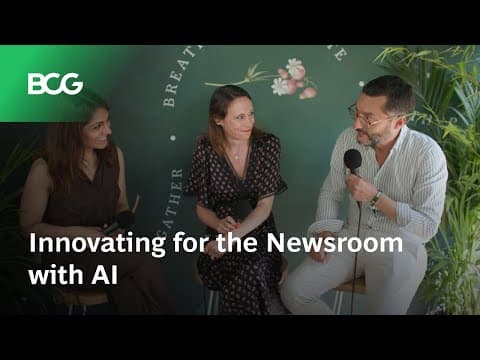 Innovating for the Newsroom with AI