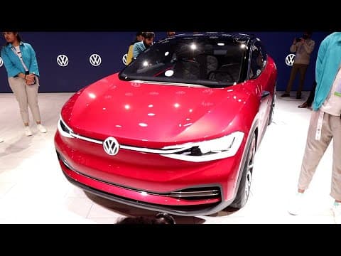 Volkswagen ID. Crozz Electric SUV and Race Polo unveiled for India | Auto Expo 2020