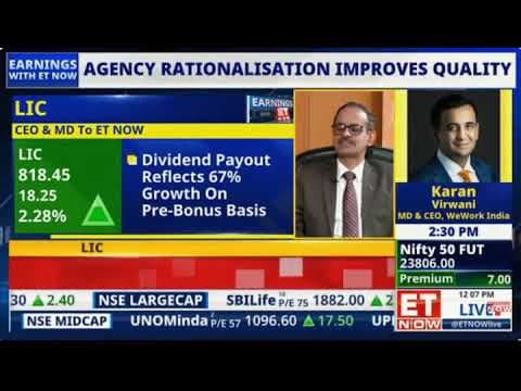 Exclusive Interview of LIC India CEO & MD on ET NOW #lic