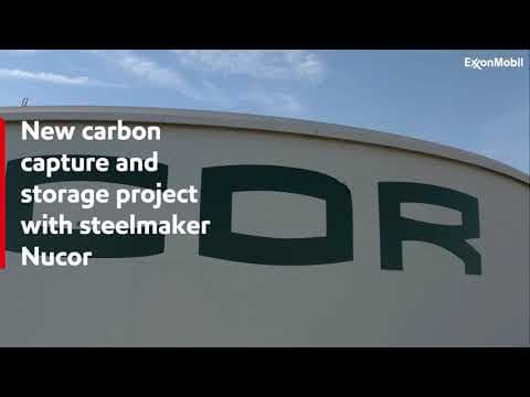 Carbon capture and storage with Nucor | ExxonMobil