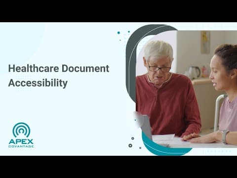 Healthcare Document Accessibility | Apex CoVantage