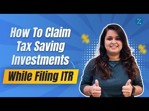 Not Submitted Investment Proofs To Your #Employer? Claim #taxsavings  Investments While Filing #itr