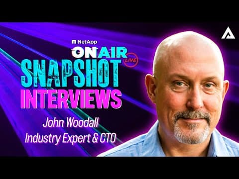 John Woodall @ INSIGHT 2024 | NetApp ONAIR SNAPSHOT