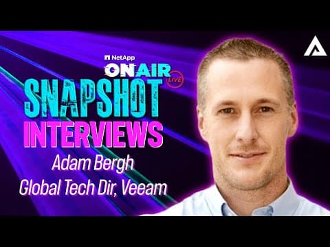 Adam Bergh @ INSIGHT 2024 | NetApp ONAIR