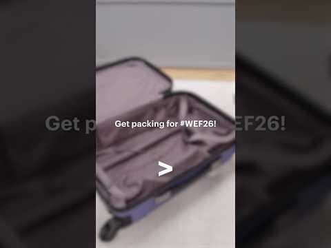 Get packing for #WEF2026!
