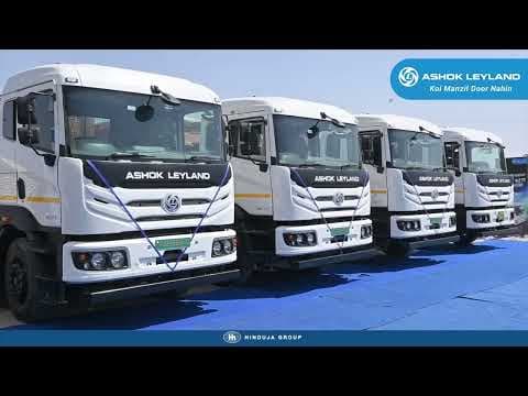 Ashok Leyland Delivers AVTR 55T Electric Trucks to ASAT Logistics
