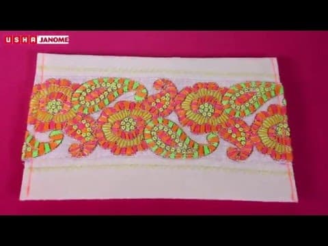 Usha Barbie Sewing Machine: Clutch Project (English)