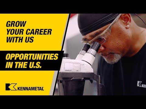 Grow Your Career at Kennametal - Americas